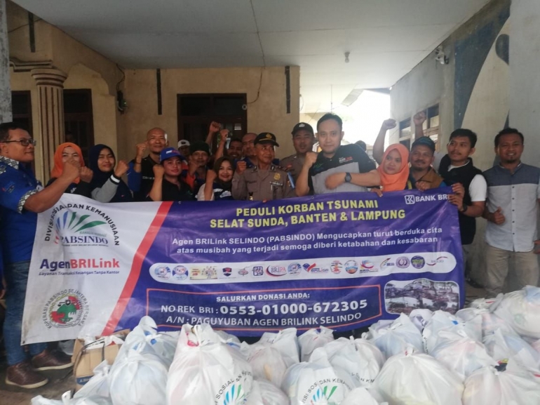 Pabsindo Serahkan Donasi Bagi Korban Tsunami Banten. Dokpri