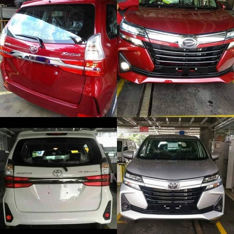 Xenia dan Avanza 2019 | sumber gambar: IG @otomotifmagzdotcom