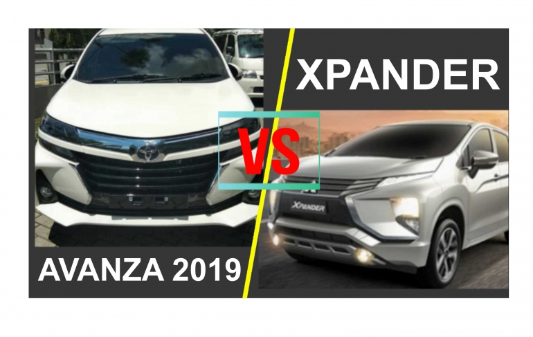Avanza 2019 VS Xpander | sumber gambar: IG @mo_car503 dan mitsubishi-motors.co.id