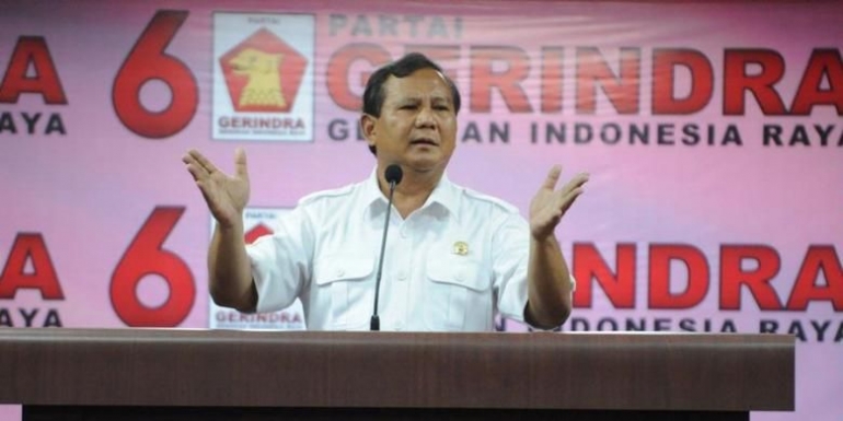 Prabowo / Foto Kompas.com