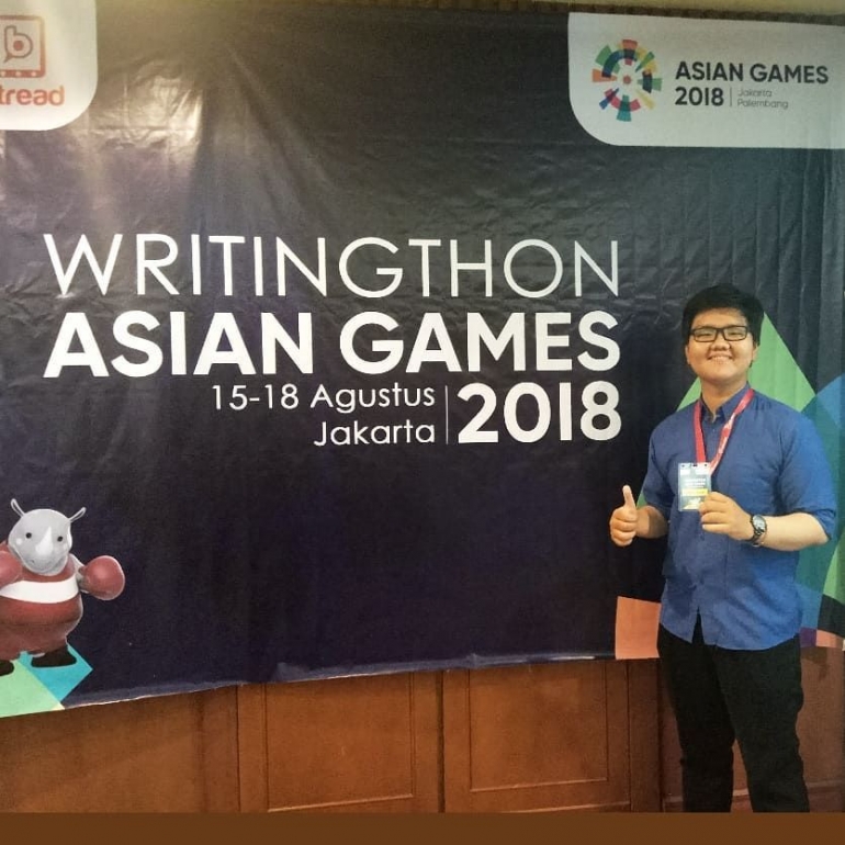 Nagawati Limantara Saat Menjadi Perwakilan Kalimantan Selatan di Writingthon Asian Games 2018 (Dokumen Pribadi)