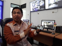 Walikota Banjarmasin - Ibnu Sina, Saat memantau lalu lintas melalui CCTV (07/01)