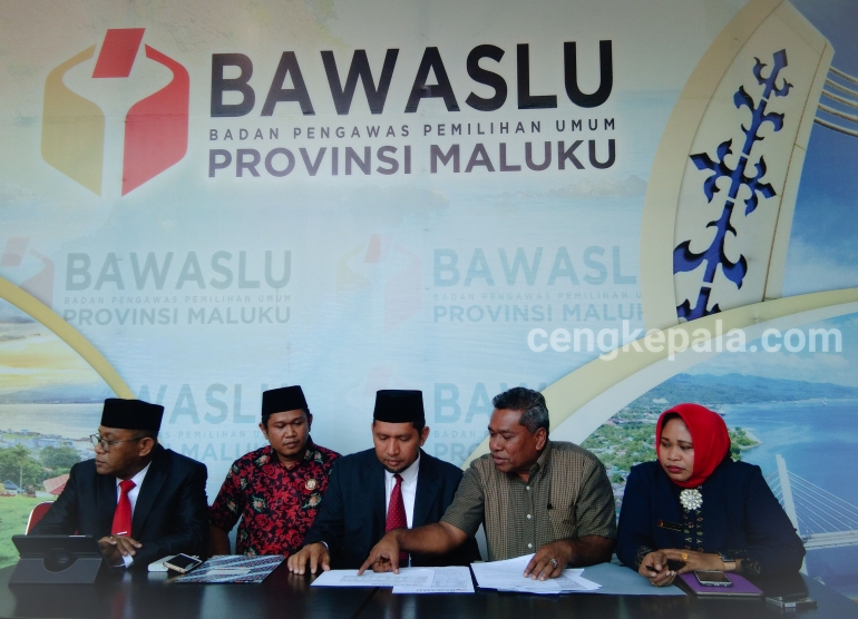 Ketua dan Anggota BAWASLU Provinsi Maluku