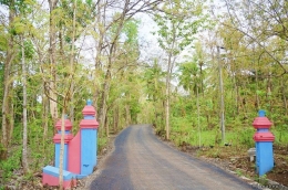 Menyusuri jalan di area Kecamatan Gedangsari, Gunung Kidul (Dok.Pri)