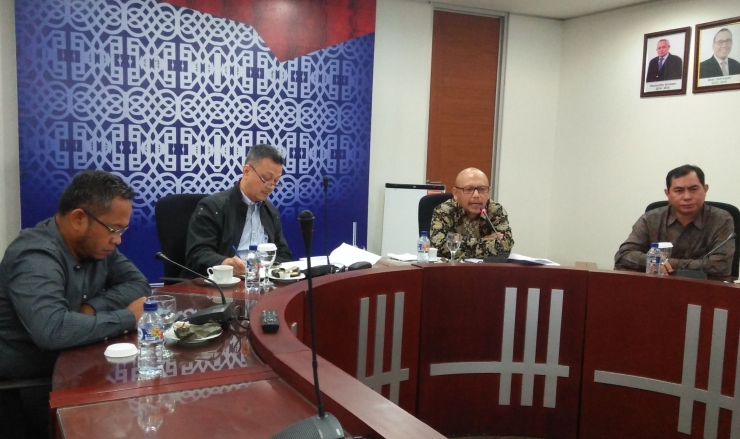 Herawanto - Kepala Kantor Perwakilan Bank Indonesia Kalimantan Selatan, dalam Pertemuan Insan Pers yang digelar tadi pagi (10/01)