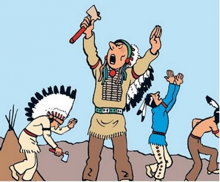 Salah satu adegan di seri Tintin in America. Sumber: Theglobeandmail.com