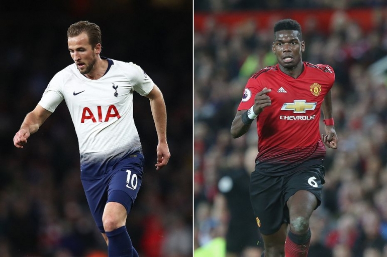 Kane dan Pogba (Foto Premierleague.com)