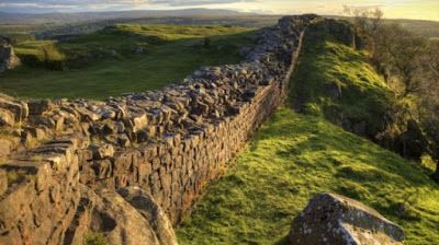 Hadrian's Wall via http://history.com