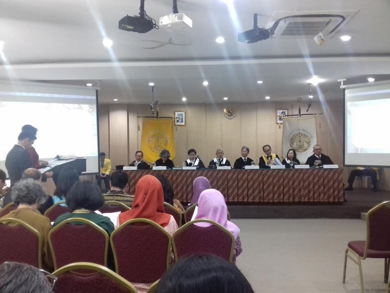Suasana dalam sidang promosi (Dokpri)
