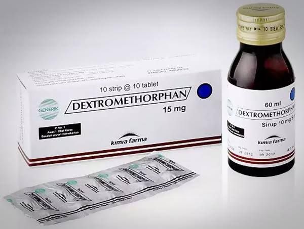 Ilustrasi obat batuk Dextromethorphan (Sumber: mediskus.com)