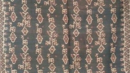 Detil motif kuda dan gajah pada kain tenun ikat Lawo Jara Nggaja, Ende Lio (Foto: imgrum.pw)