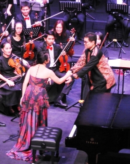 Apresiasi untuk Jessica Sudarta - Harpis in the concert6 (dokpri)