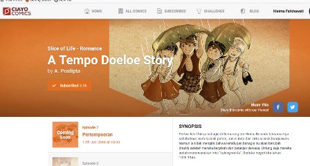 sumber gambar : screenshot website Ciayo comic