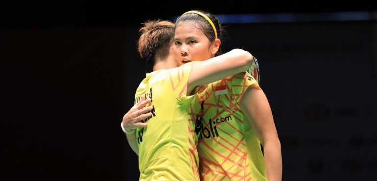 Greysia/Apriani lagi-lagi dikepung ganda putri Jepang/Foto: Twitter Badminton Ina