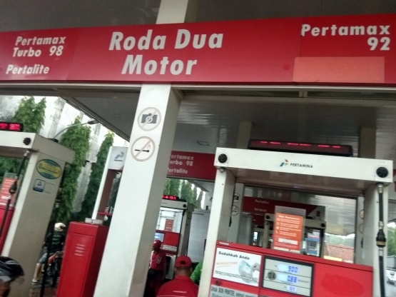 Salah satu spot SPBU (Dok. Pribadi)