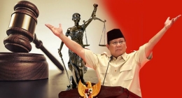 Ilustrasi Prabowo sebagai Chief of Law Enforcement Officer/ Diolah oleh Sukarja dari OkeZone.com dan Detik.com