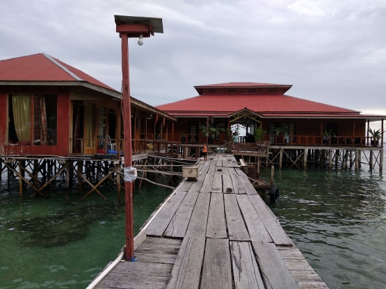 Saleman Villa Resort, foto dari arah depan penginapan (dok pribadi)