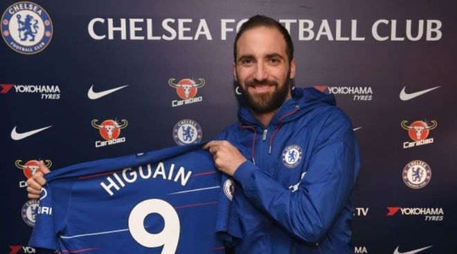 Gonzalo Higuain resmi bermain di Chelsea I Gambar : Marca