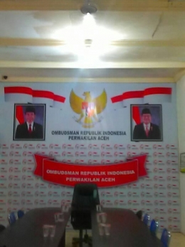 Ruangan Ombudsman Aceh (dokpri)