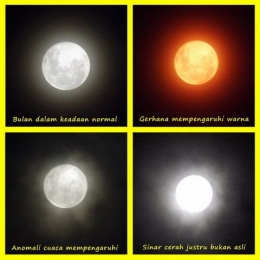 Bulan purnama yang bertepatan dengan gerhana. Super Wolf Blood Moon pada 21 Januari 2019 lalu. Foto: Hendra Setiawan