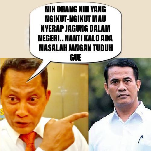 Menyerap jagung (meme edit pribadi)