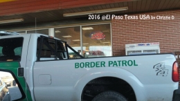 Mobil patrol di perbatasan El Paso (Dokumentasi pribadi)