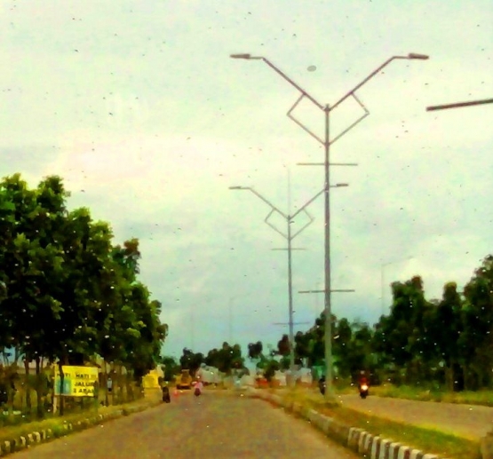 Jalan Menuju GBLA, Gede Bage, Bandung. Perbatasan Bandung |Dokumentasi pribadi