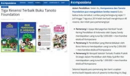 Pemenang Resensi Buku Tanoto Foundation dan Kompasiana - Sumber Gambar: kompasiana.com