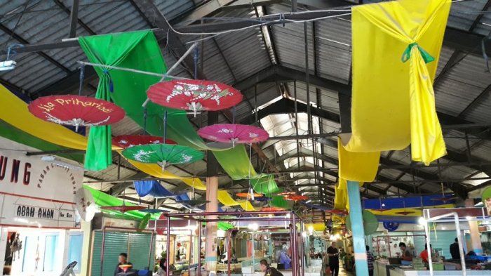 Pemandangan dari dalam Pasar Cihapit (dok. Tribun Jabar online)