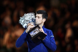 Novak Djokovic Juara Australia Open 2019 I Gambar : ABC