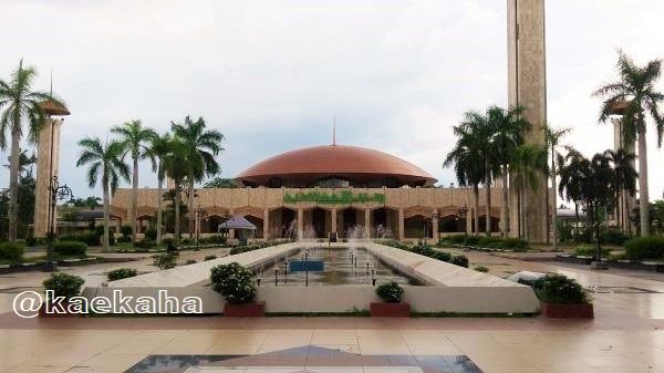 Masjid Sabilal Muhtadin, Banjarmasin yang megah dan unik (Foto : @kaekaha)