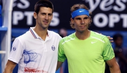 Novak Djokovic dan Rafael Nadal, sumber : 20Minutos