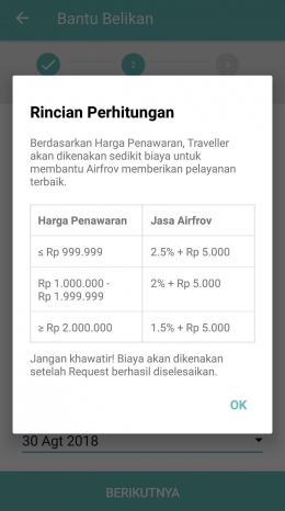 Airfrov Service Fee