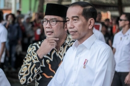 Ridwan Kamil dan Jokowi [Foto: Galih Persiana/IDN Times]