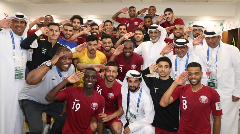 Timnas Qatar akan tampil di final Piala Asia 2019 melawan Jepang/Foto: afc-com