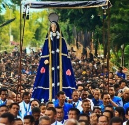 Ket.: Perayaan Semana Santa di Kabupaten Flores Timur. Sumber: nusaflorestour.com