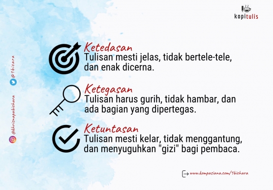 Tedas, tegas, dan tuntas (Dokumentasi Pribadi)
