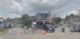 Jalan Masuk ke Muara Pinang Ditutup Pasca Putus Total. Kendaraan diarahkan ke Tinggi Hari, Simpang Bacang Pagaralam I Foto: R. Wibowo