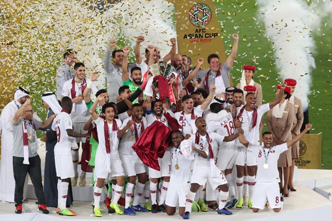 Qatar, Juara Piala Asia 2019 (REUTERS/Ahmed Jadallah)