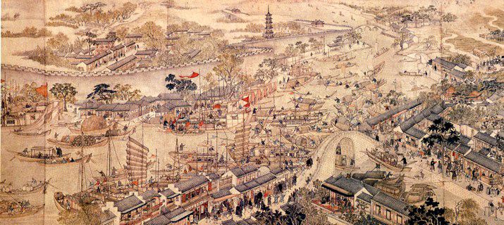 Lukisan yang Menggambarkan Kejayaan Dinasti Qing Karya Yang Zuo. Sumber: www.china-history.net