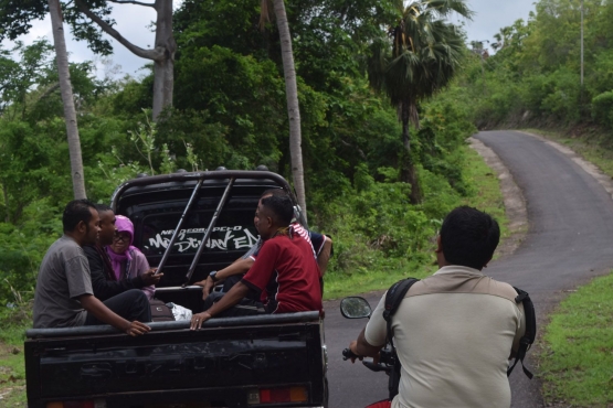 Perjalanan menuju dusun meko (Foto: Dokpri)