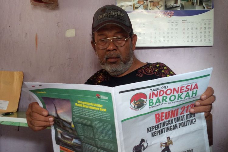 Tabloid Indonesia Barokah beredar di Solo, Jawa Tengah, Kamis (24/1/2019). (KOMPAS.com/LABIB ZAMANI)