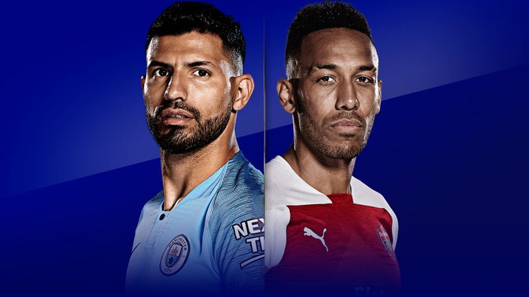 Aguero dan Aubameyang akan menjadi andalan di City dan Arsenal. (Skysports.com)