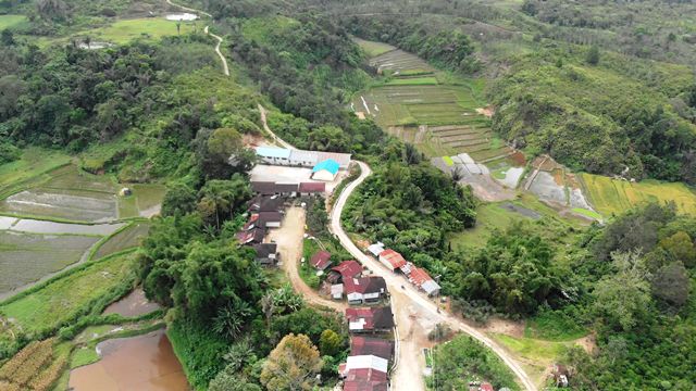 Pemukiman di Desa Batu Manumpak