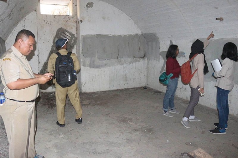 Kondisi salah satu bangunan dalam benteng (dok pribadi)