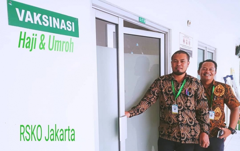 Deskripsi : RSKO Jakarta saat ini tidak hanya memulihkan pecandu narkoba tetapi juga melayani calon jemaah Haji dan Umroh I Sumber Foto : dokpri RSKO