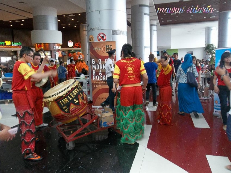 Kelompok musik yang mengiringi Barongsai (dok.pri)