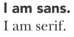 Perbedaan Font Serif dengan Sans-Serif