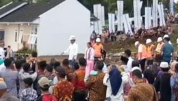 Peletakan Batu Pertama oleh Presiden Jokowi (Dokpri)