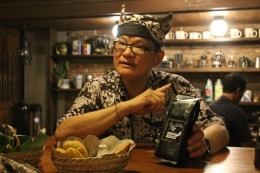 Setiawan Subekti tester kopi Internasional (sumber: ngopibareng.id)